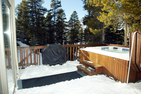 Snow Melting on a Deck
